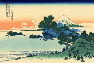 hokusai 36 ansichten mount fuji 24 Shichiri beach in Sagami province