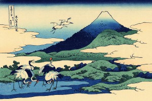 hokusai 36 ansichten mount fuji 27 Umegawa in Sagami province