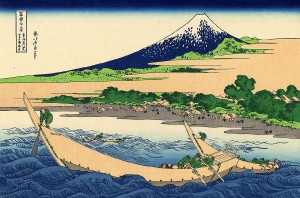 hokusai 36 ansichten mount fuji 36 Shore of Tago Bay, Ejiri at Tokaido